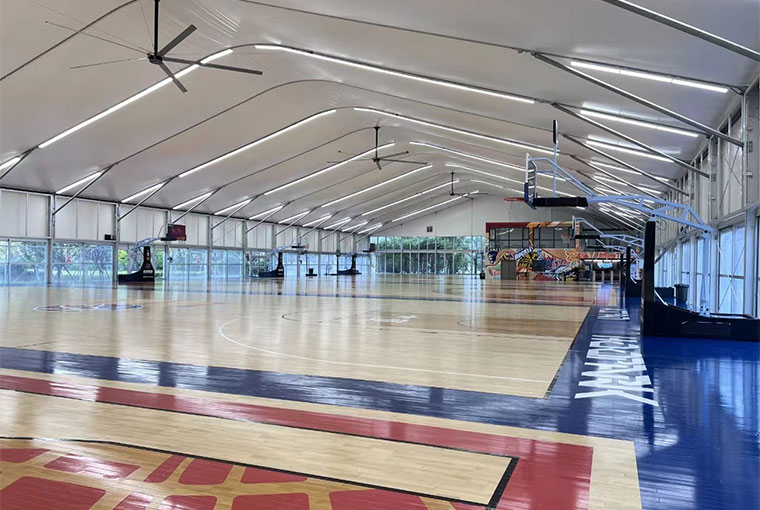 西安奥体中心硬核篮球公园